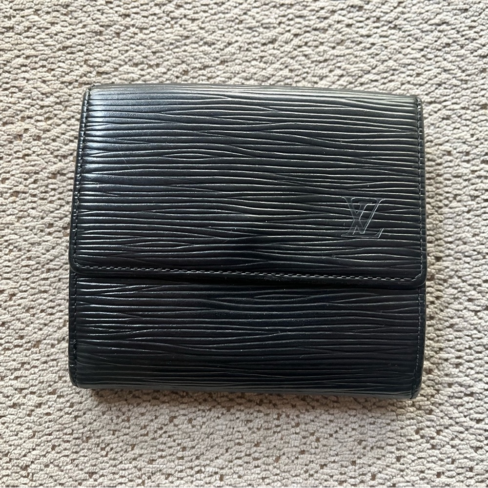 Louis Vuitton Black Eli Elise Wallet
